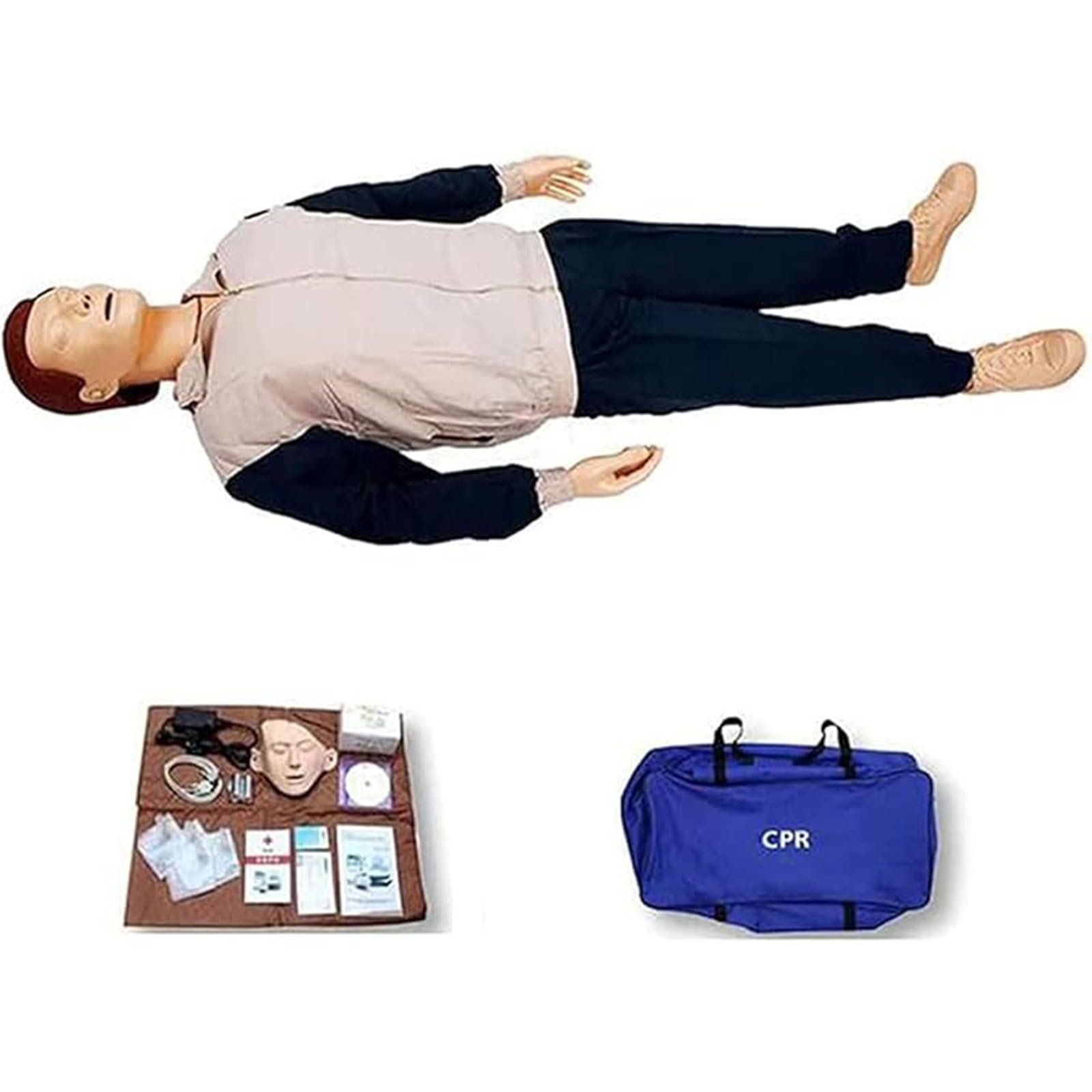 Kit De Primeros Auxilios De Cuerpo Completo Para RCP, Reanimación Para Adultos, Capacitación En Primeros Auxilios Material Didáctico Y Educación Médica A