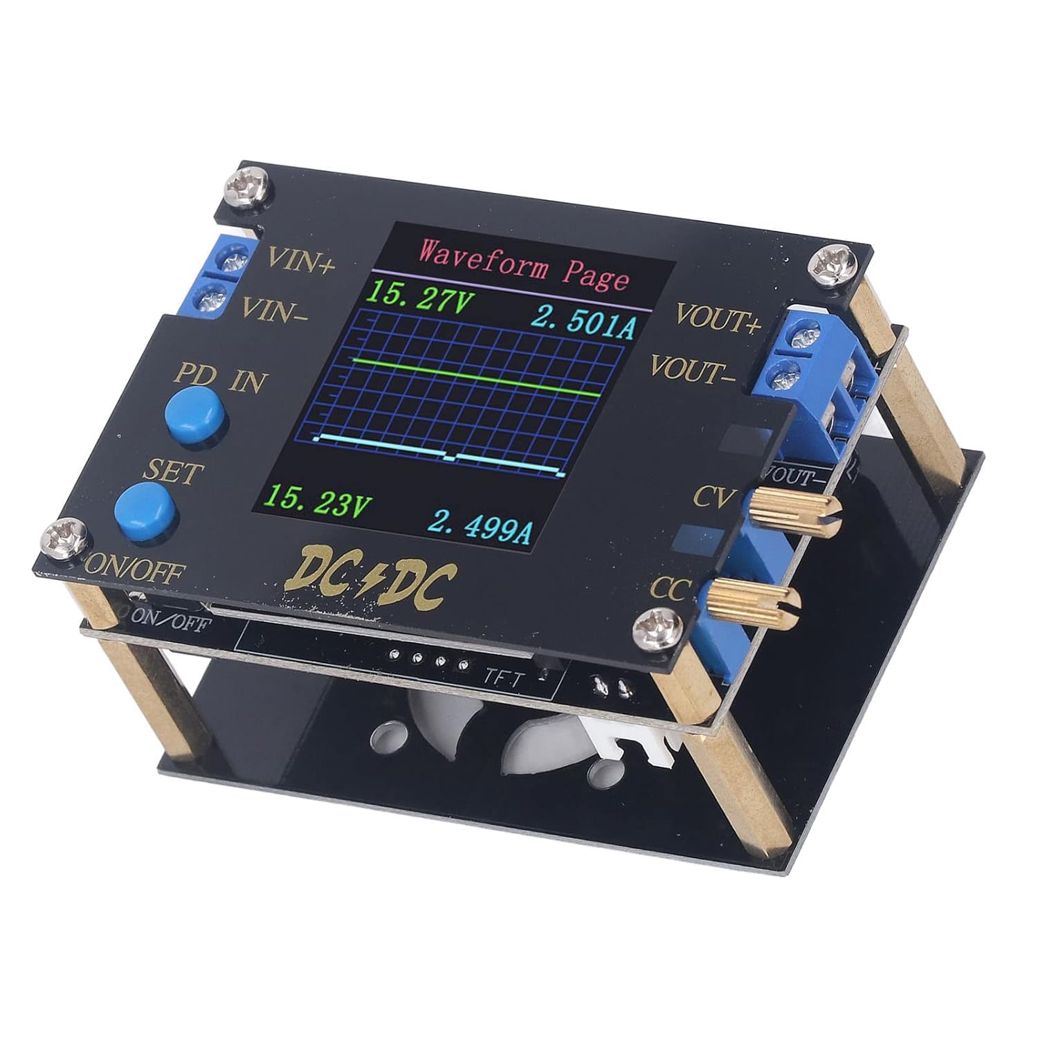 FNIRSI DC DC Automatyczny konwerter 3A 35W Moduł zasilania CC CV