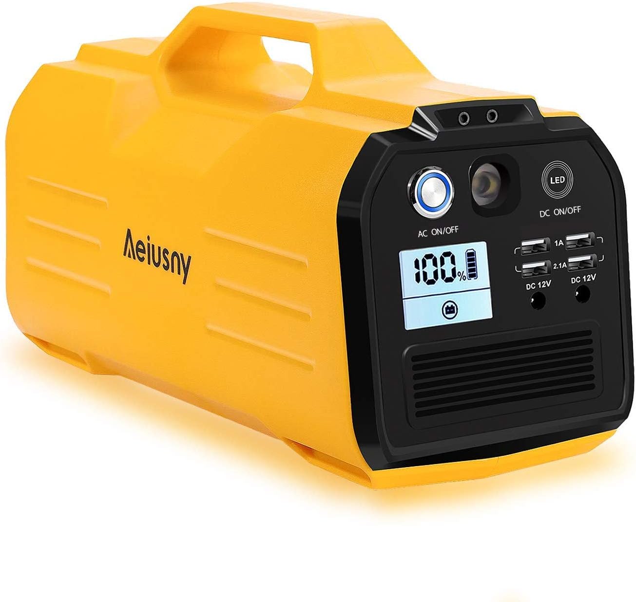 Portable Power Station, 296Wh/400W Solar Generator Power Supply CPAP Backup Battery, 110V Pure Sinewave AC Outlet, 12V DC, USB Output for Outdoor Camping Trip Fishing Emergency (S200)