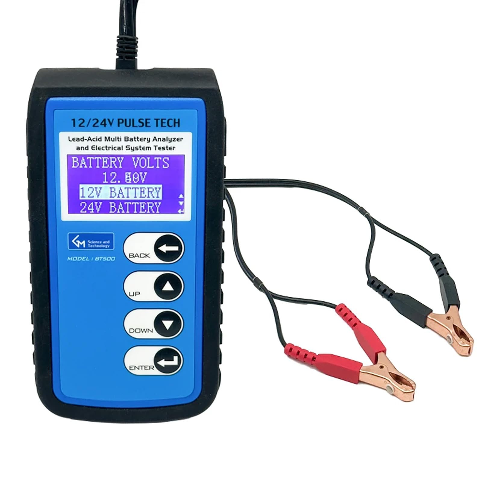 Strumento diagnostico automobilistico ad alta precisione 12 V/24 V per capacità della batteria, resistenza e analisi di carica della batteria dell'auto tester