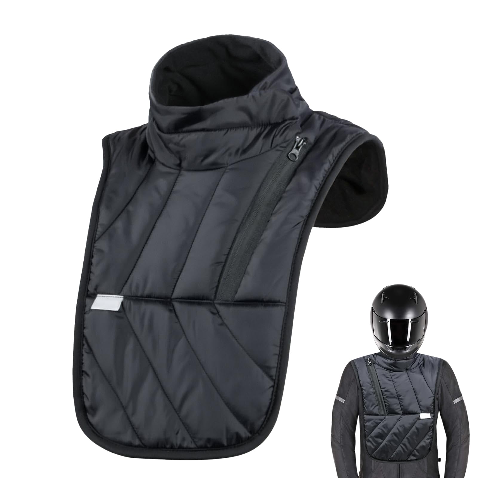 Divove Halswärmer Motorrad, Motorrad Nackenwärmer, Winddichter und Wasserdichter Nackenwärmer Schulterwärmer, Winter Warmer Schal, Winter Essentials für Outdoor, Radfahren, Skifahren