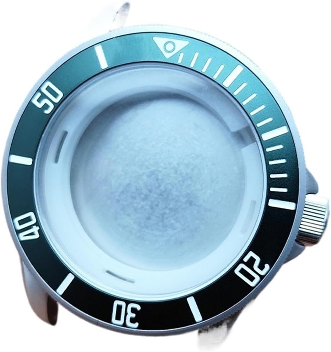 [SDFGUL] 42mm ステンレススチールケースの時計アクセサリーは、8215 ムーブメント、22mm ストラップ、発光ベゼル、