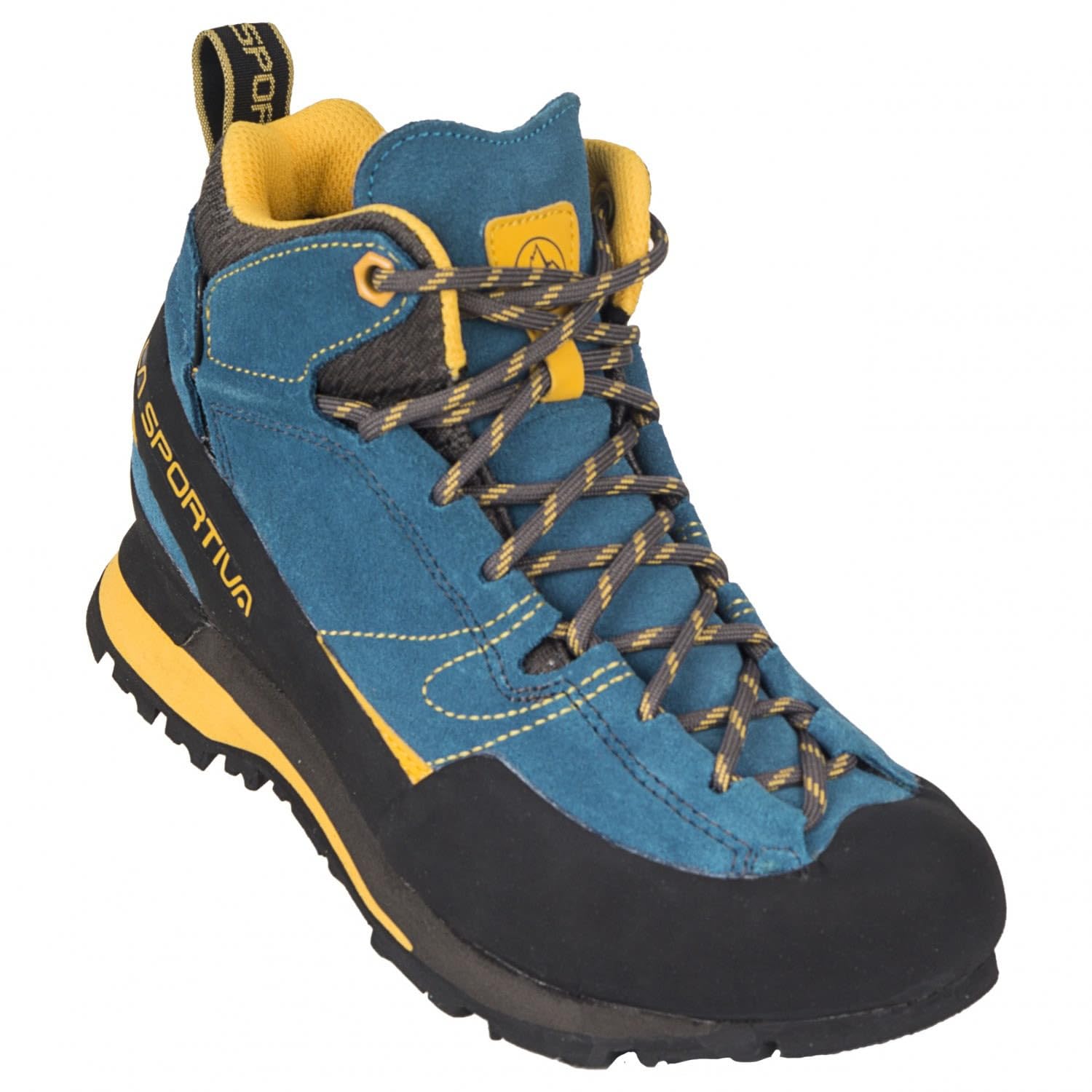 Amazon | [La Sportiva] スポルティバ Boulder X Mid Blue／Yellow 42 