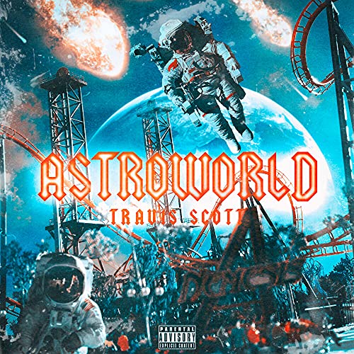 Travis Scott - Poster cantante americano, 24 x 7
