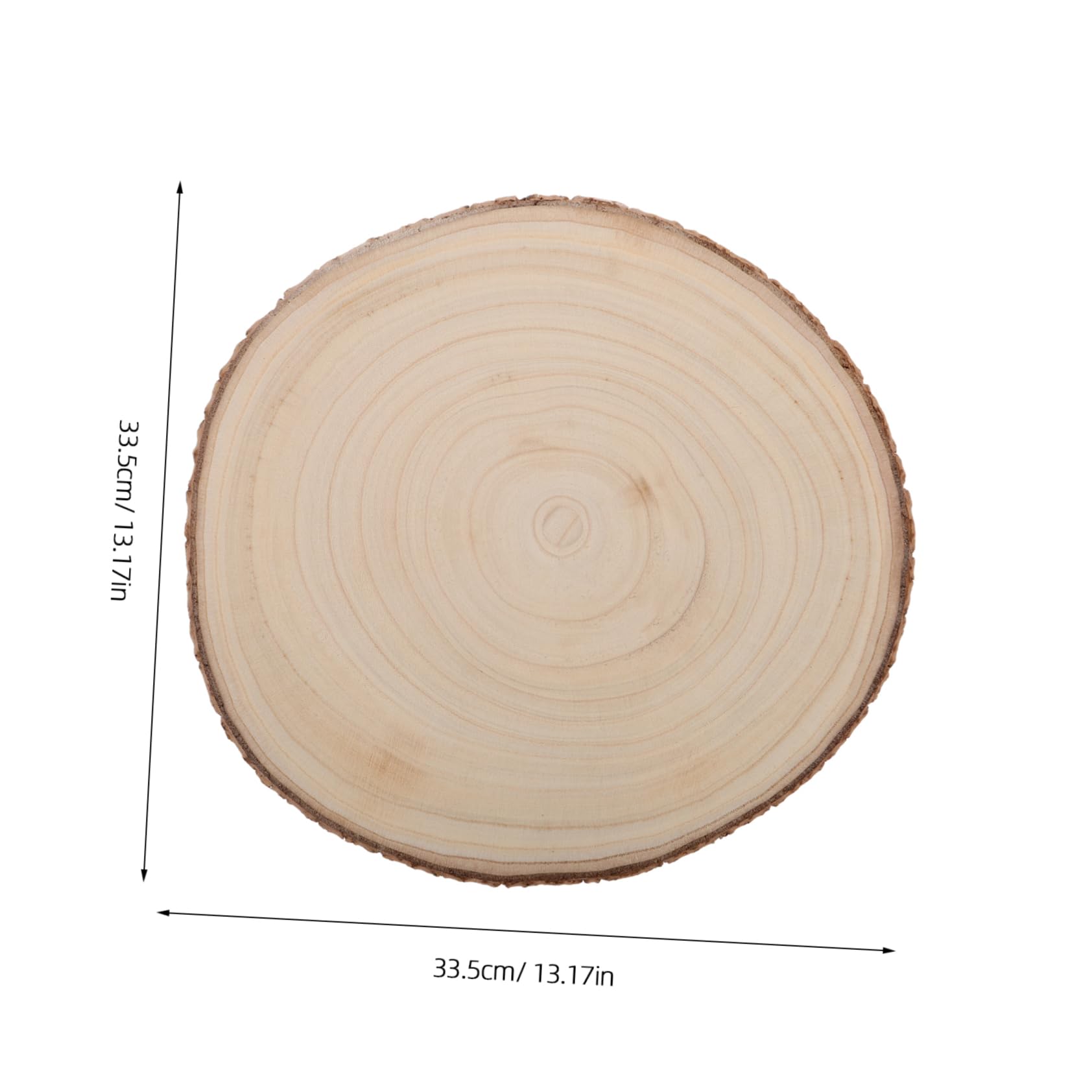 SHINEOFI 2piezas Materiales Pintados Mano Rodajas De Madera Sin Terminar Placa De Madera Natural Para Manualidades Suministros Artísticos Para Decoración De Bodas Fiestas y Proyectos De