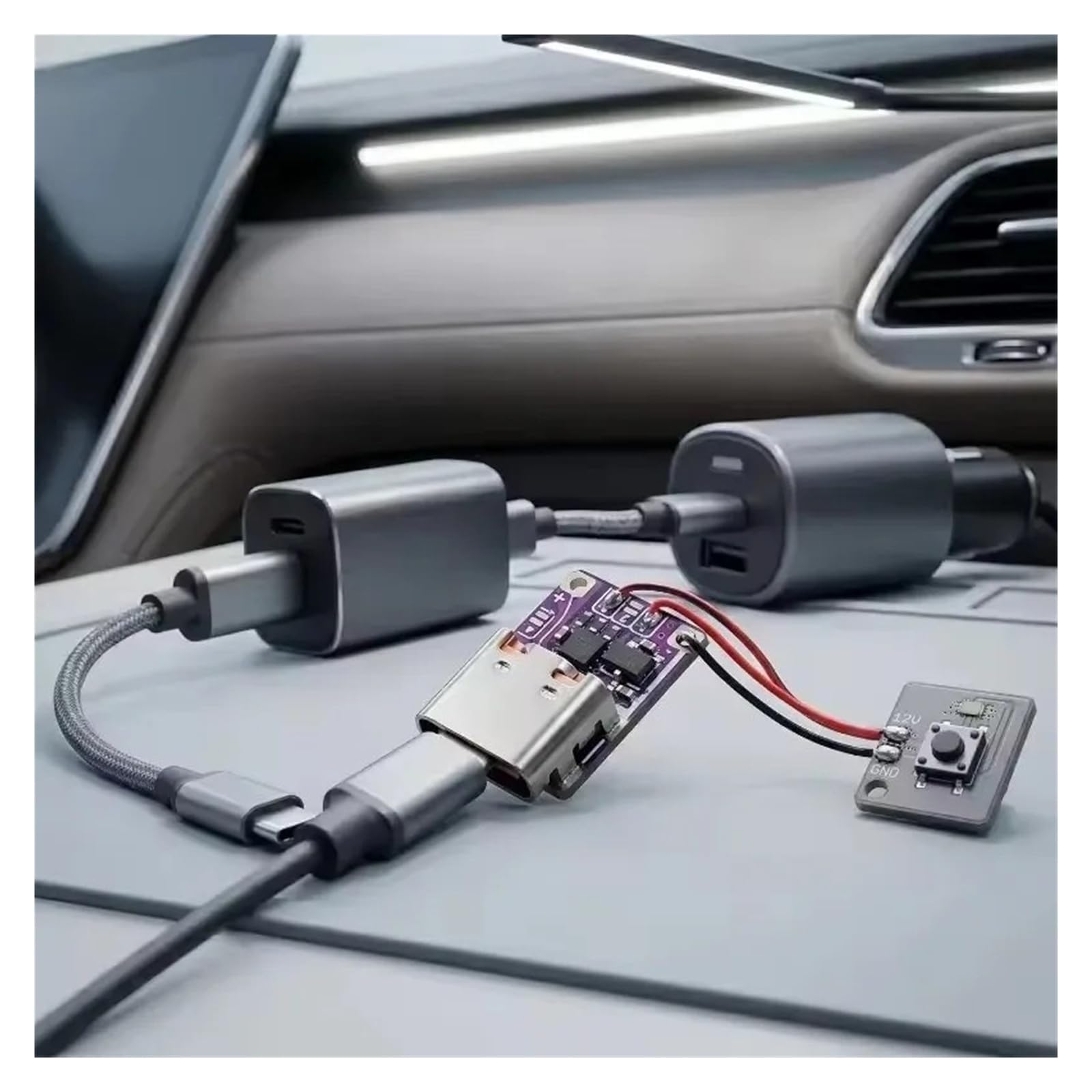PD3.0 PD3.1 QC3.0 Fast Charge Module 5-48 V Type-C adapter spustowy (5 szt., model niskiego napięcia)