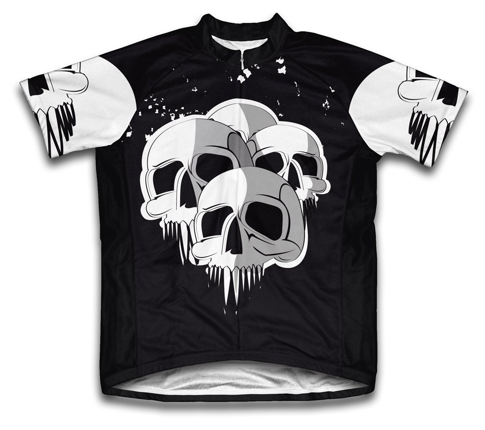 ScudoPro Kill Bite Short Sleeve Cycling Jersey for Youth - Size M Black