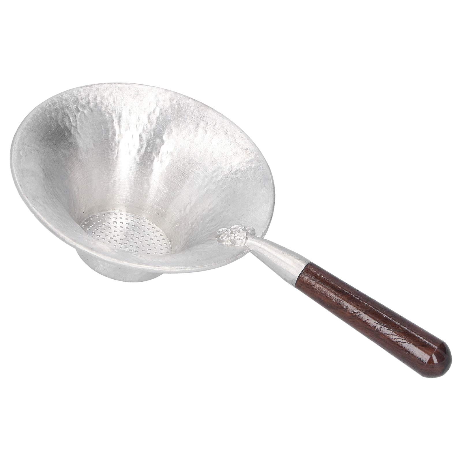 Colador de té Infusor de té de Hojalata con Malla Fina y de Madera 14,5 X 7,7 Cm Filtro de Reutilizable para Preparar Hojas Sueltas en la Ceremonia del en la Oficina en Casa (#1)