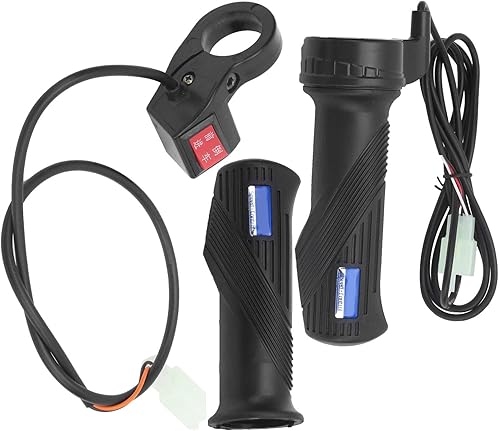 Miniatura 4 de RiToEasysports - Juego de agarre para bicicleta eléctrica con interruptor de marcha adelante y marcha atrás para scooter de triciclo eléctrico