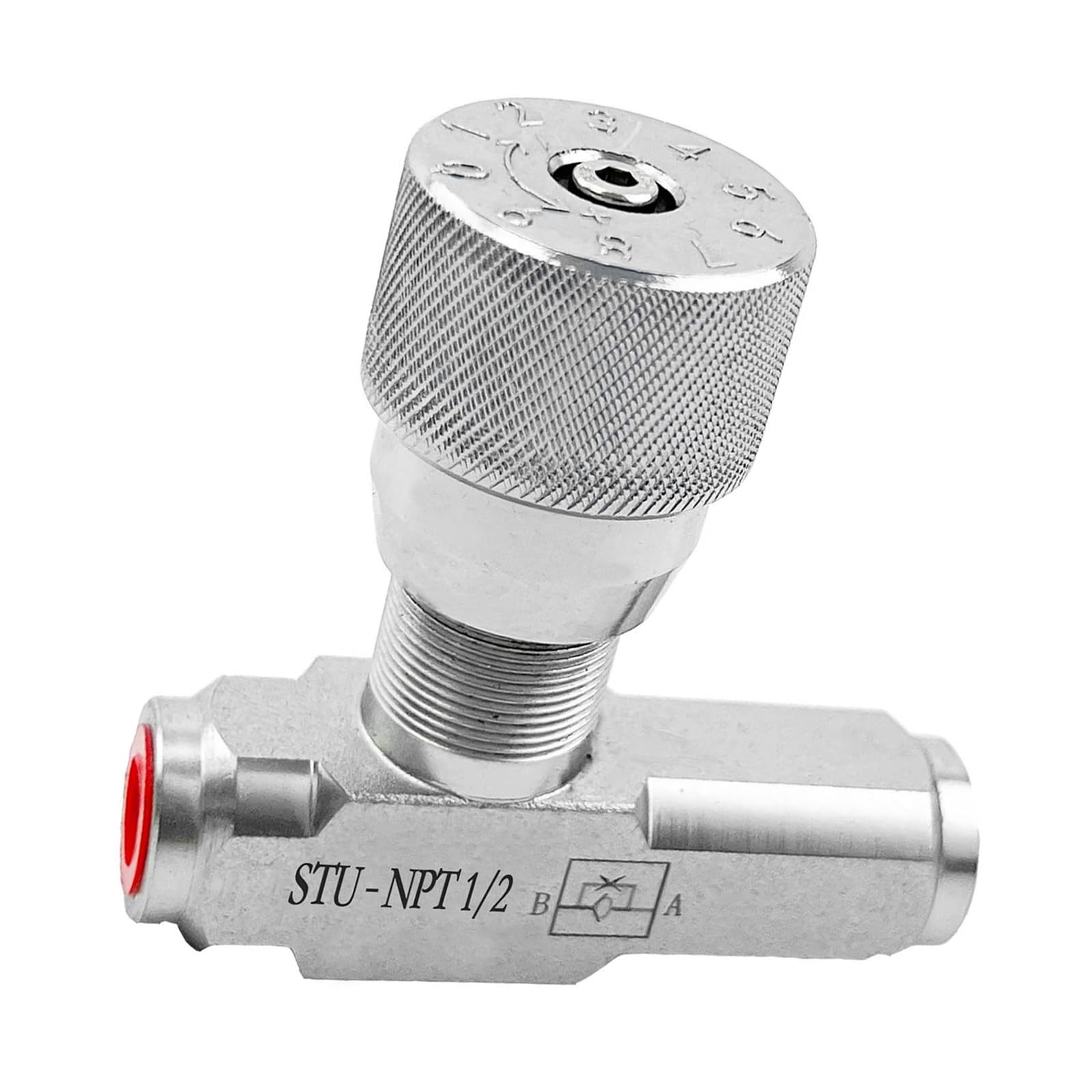 Single Way Throttle Valves High Pressure Precisely Speed Regulating Valves for Hydraulic Oil Speed Regulating Hydraulic Flows Control Needle
