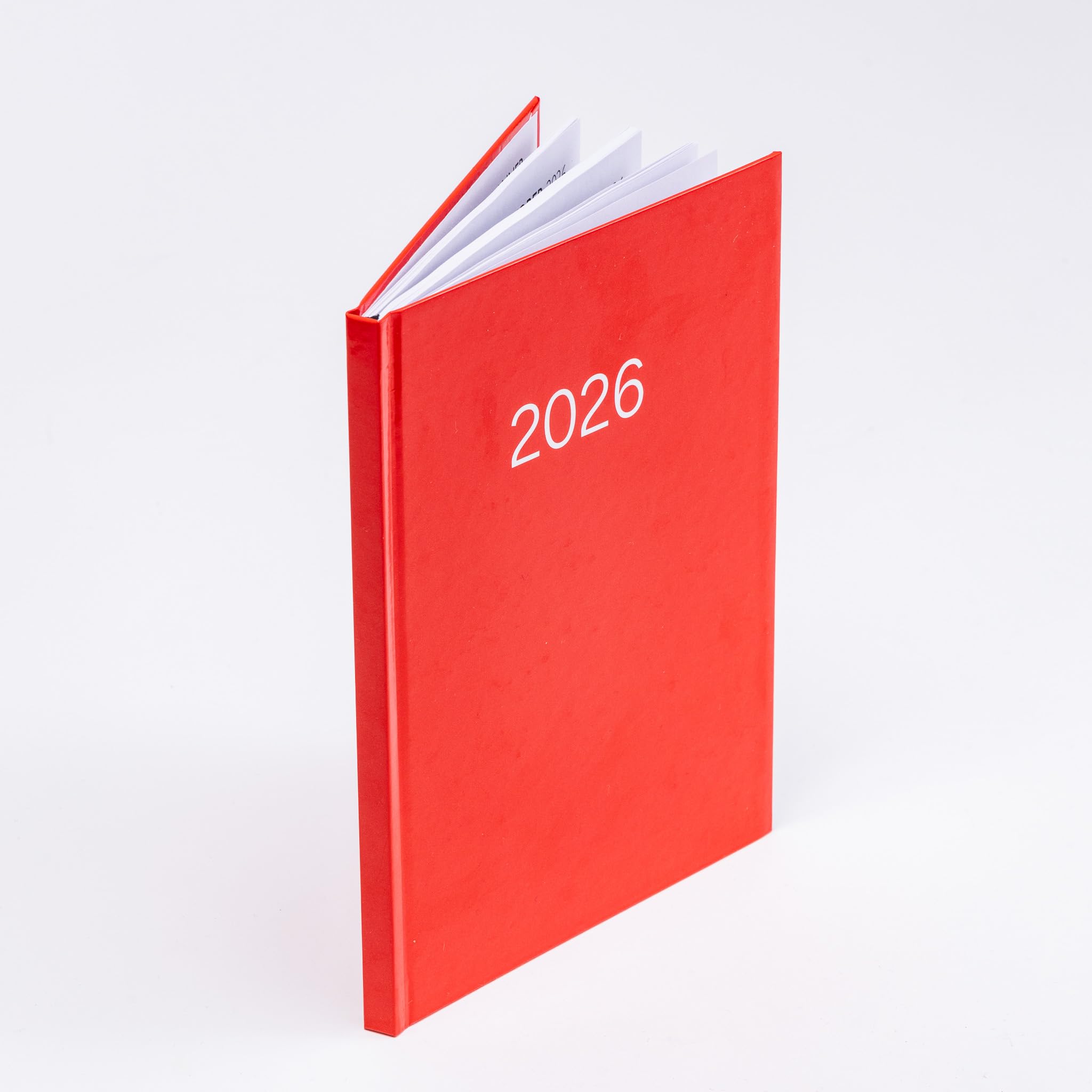evelay 2026 Diary A5 Week to View Full Year Office Organiser Planner Hardback Diaries - Red - Image 3