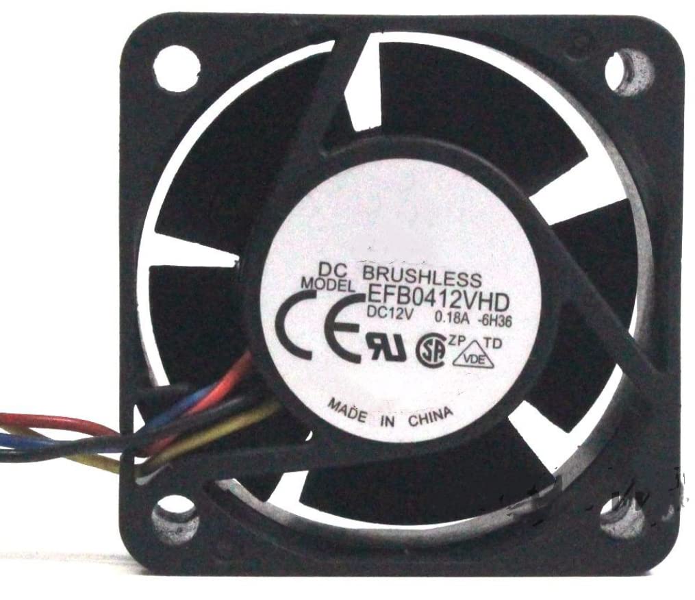 for EFB0412VHD 12V 0.18A 1.44W 9000RPM 40X40X20MM 4Wire Cooling Fan