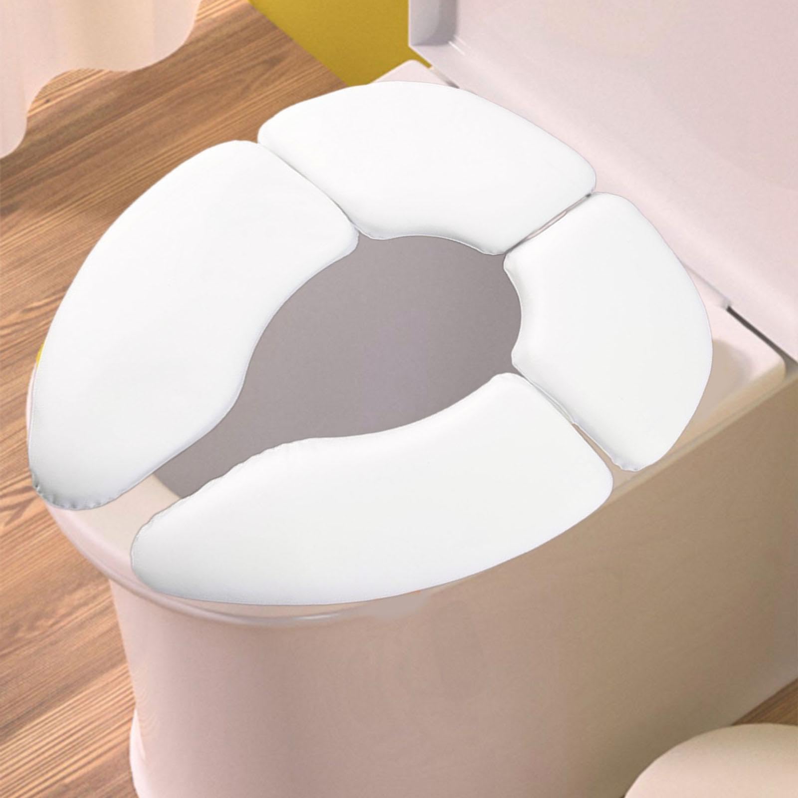 Menolana Folding Travel Toilet Seat Pads Space Saving Soft Easily Removed Portable for Kids Boy and Girl Children Indoor Home