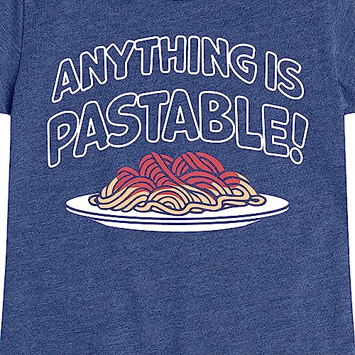 Instant Message - Anything is Pastable - Toddler & Youth Girls Short Sleeve Graphic T-Shirt3