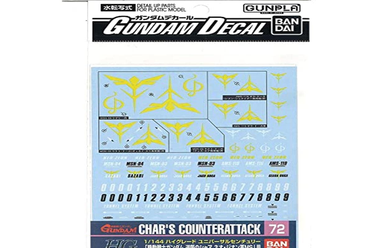Amazon | 1/144 ガンダムデカール HGUC 逆襲のシャア ネオ