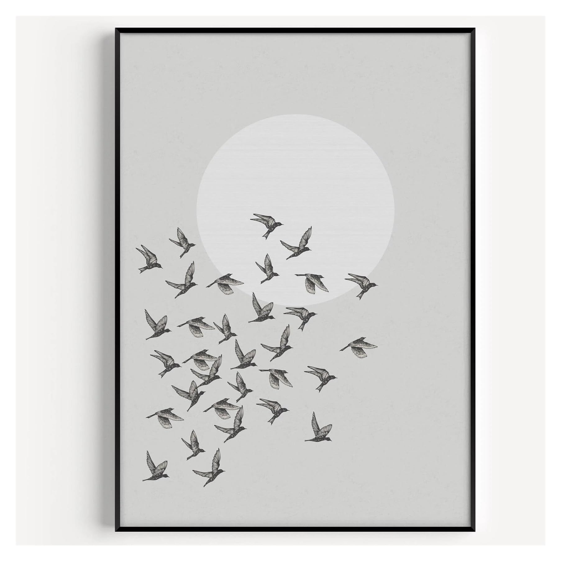 Affiche oiseau vintage pour salon scandinave chaleureux nature C