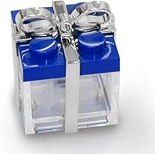 Omada Design Decoration (Hooks Only) for Plastic Brick Box (24 Pieces) Transparent Size 5 x 5 x 5 cm, for Party Favors or Christmas Balls