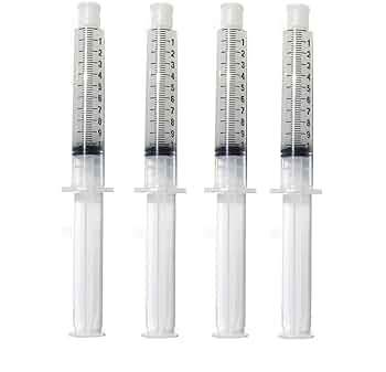 Amazon.com: Teeth Whitening Gel Syringe 10ml Dispensers 44