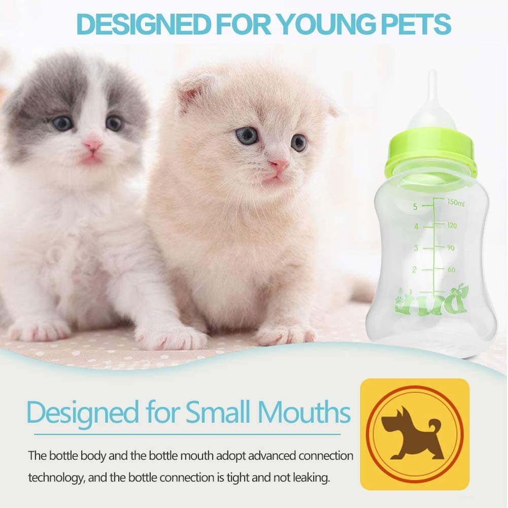 Pet Guard Milk Feeding Bottle Set for Puppies, Cats, Dog, Kitten, Rabbit (Color May Vary) 1