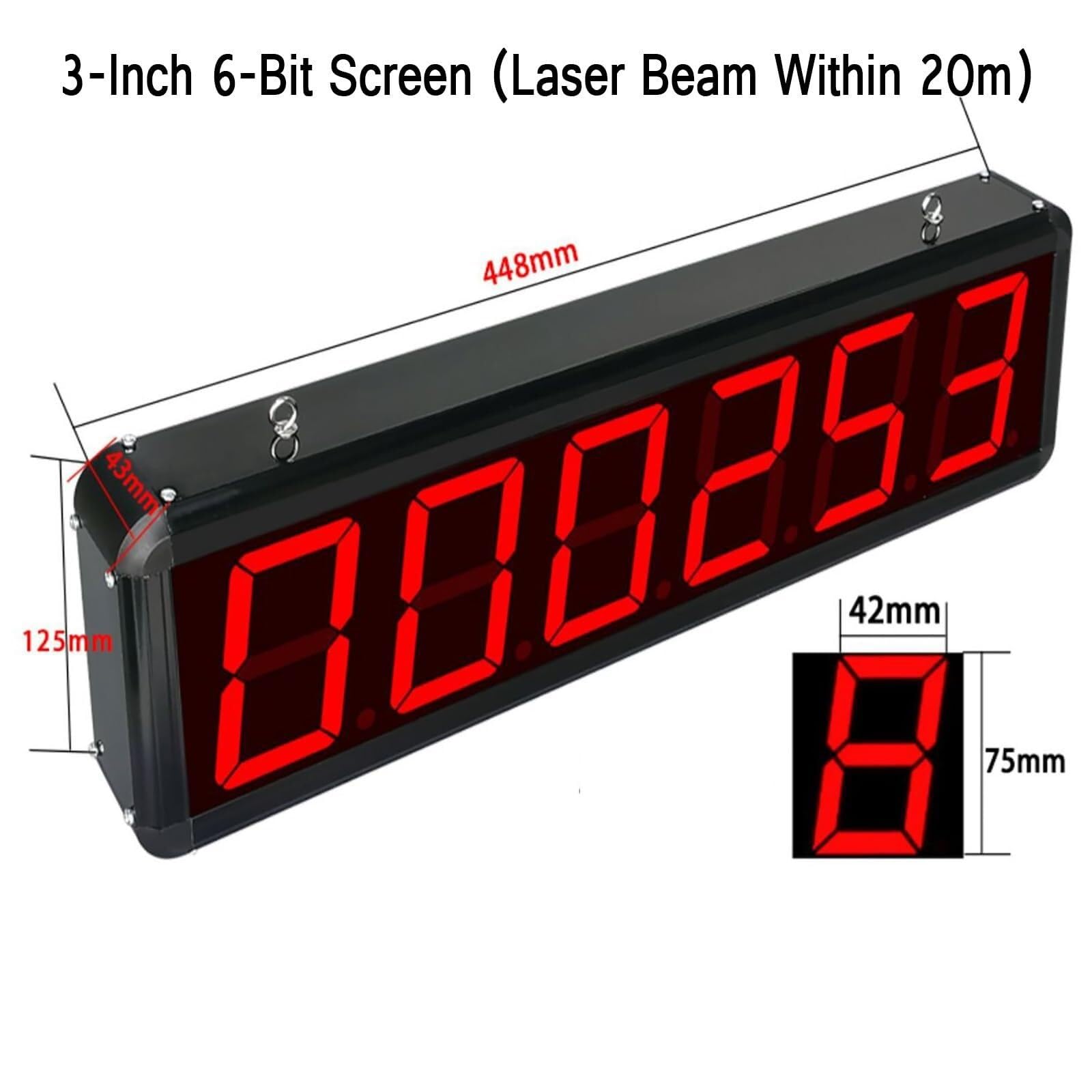 Compteur numérique avec affichage LED pour un comptage précis sur les lignes de production, les bandes transporteuses et le suivi des visiteurs