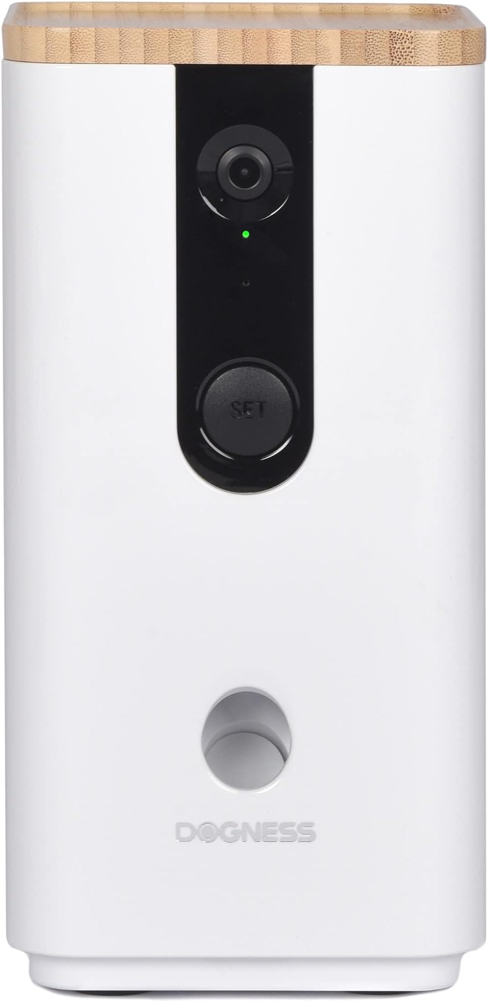DOGNESSWi-Fi Pet Camera with Treat Dispenser for Dogs and Cats. 1080P HD Video, 165° Full-Room View, 2-Way Audio, Sound/Motion Alerts, Night Vision, Pet Monitor, White