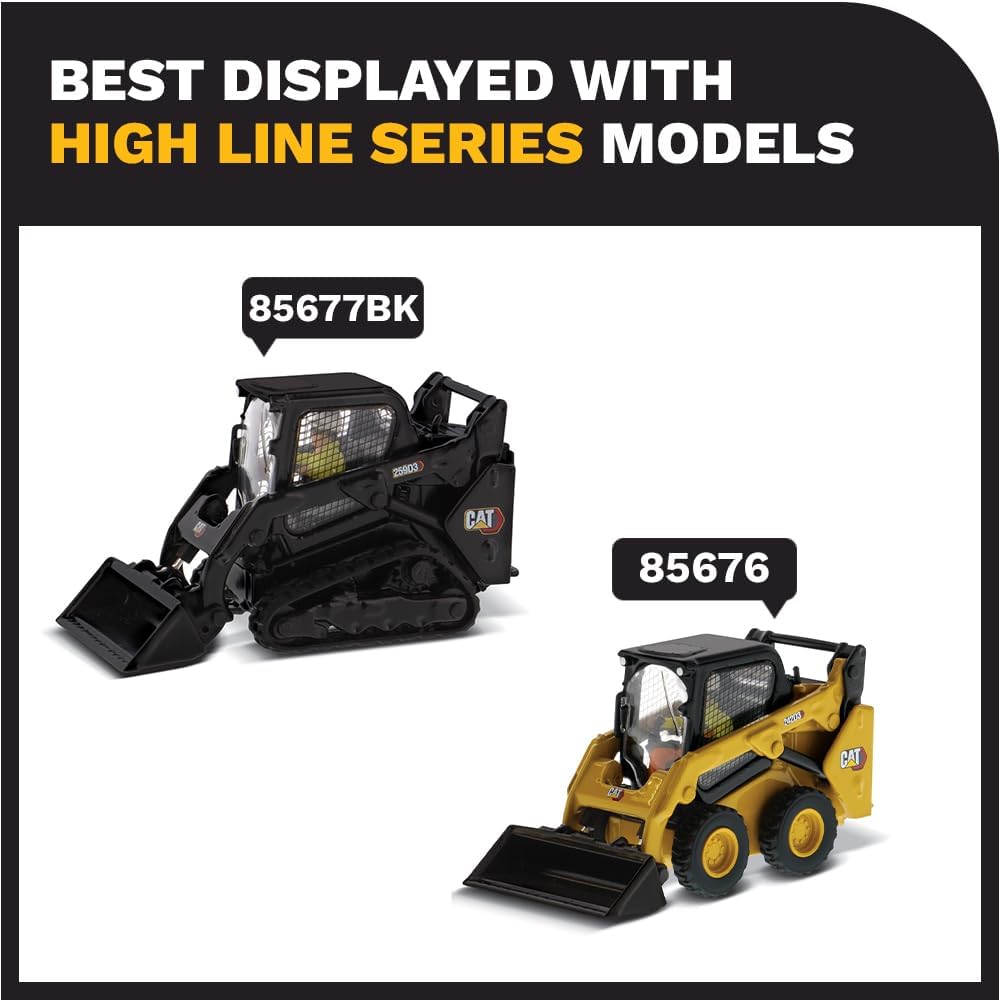 Diecast Masters 85677 - Ładowarka wielozadaniowa Cat 259D3, skala 1:50, od 14 lat, w blaszanej puszce, odpowiednia dla kolekcjonerów
