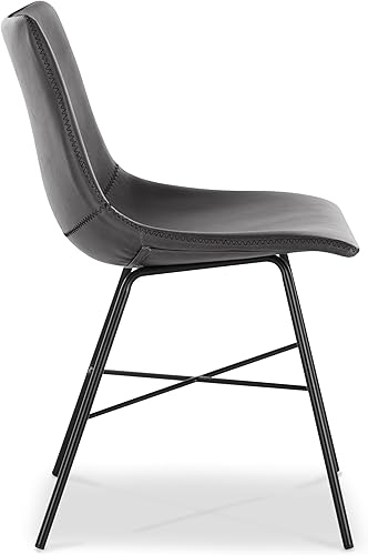 Miniatura 6 de Poly and Bark Paxton - Silla de comedor (2 unidades), color gris