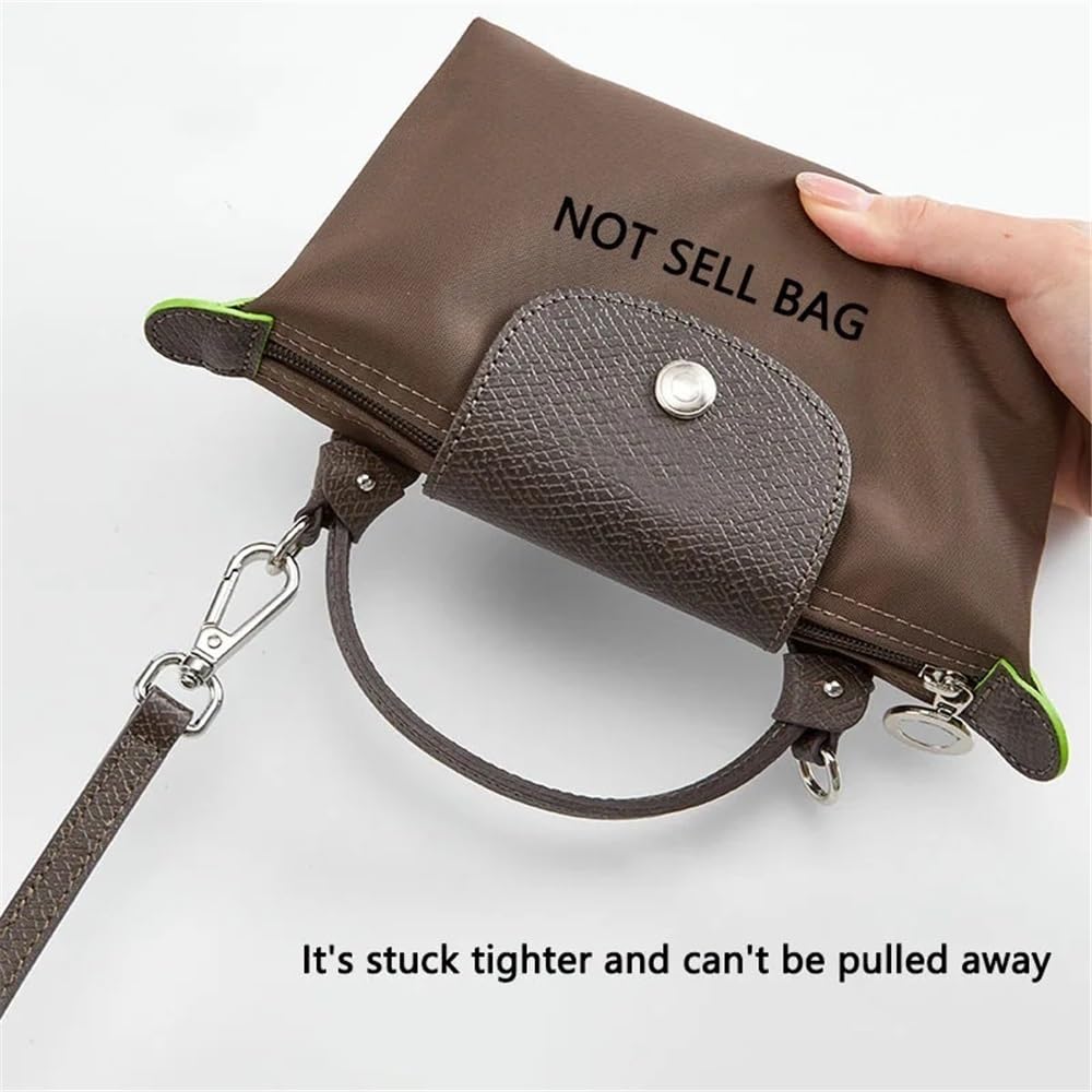 Szeroki pasek na ramię, skórzany, zapasowy pasek do torby crossbody, pasuje do mini paska na ramię bez modyfikacji dziurkowania (czarna srebrna klamra)