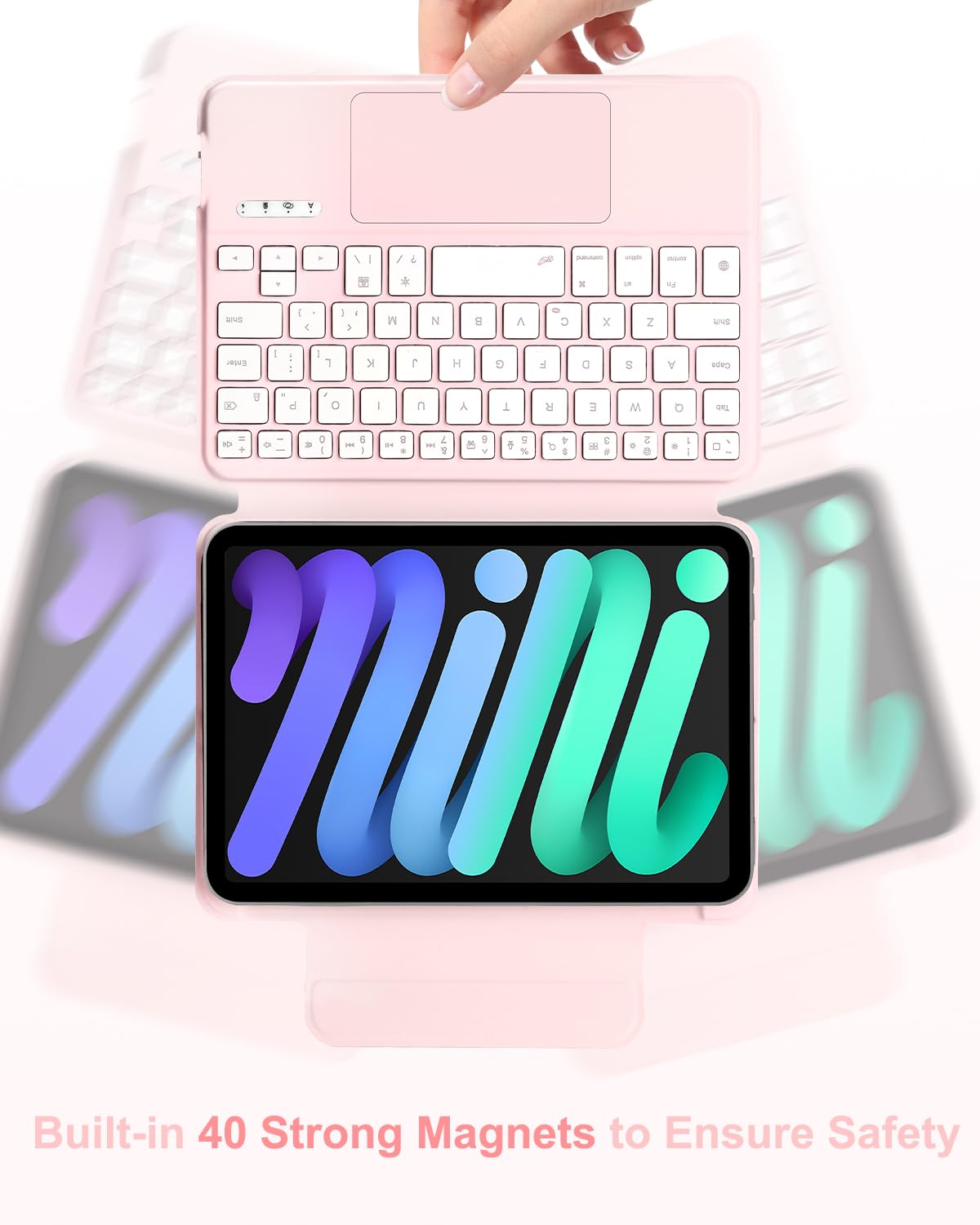 Amazon.co.jp: MePadKey US英語配列キーボードケース iPad Mini 7 A17