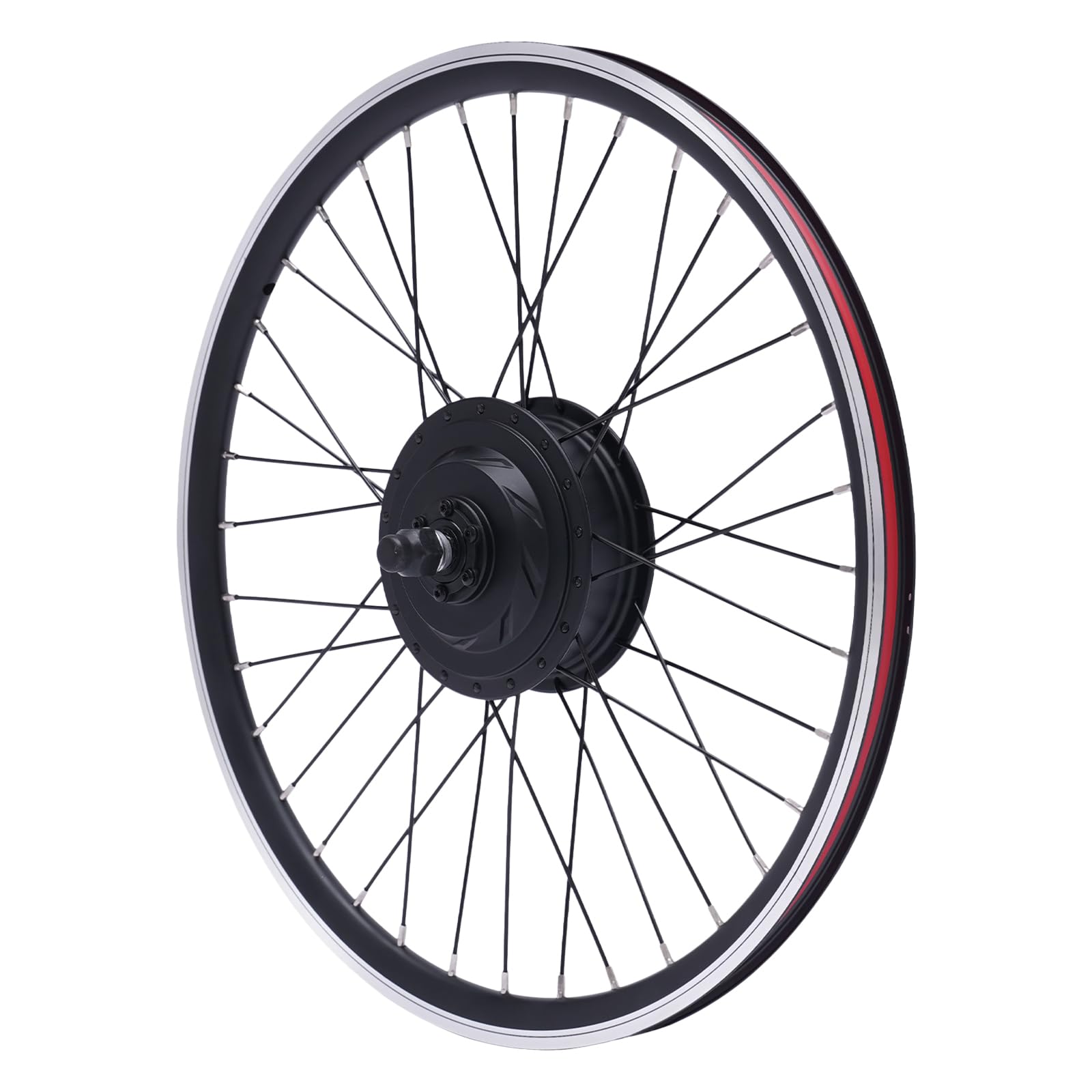 24 Zoll E Bike Conversion Kit, 36V 500W Bürstenlosen Motor Ebike Conversion Kit– Geeignet für die Montage und Umrüstung von Fahrrädern mit 24-Zoll-Hinterrädern