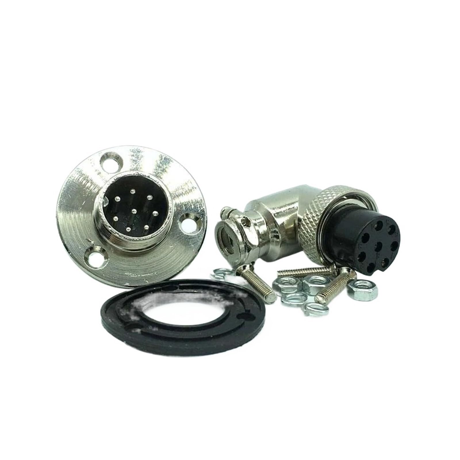 Fiche coudée GX16 8 broches pour câblage de simulateur de vol - 4