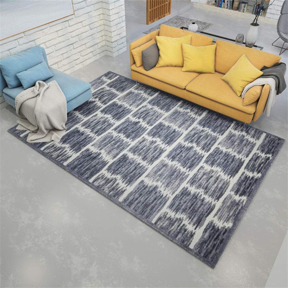 Tapis et moquettes en polyester pour sol de salon tapis de grande surface gris 160x230cm