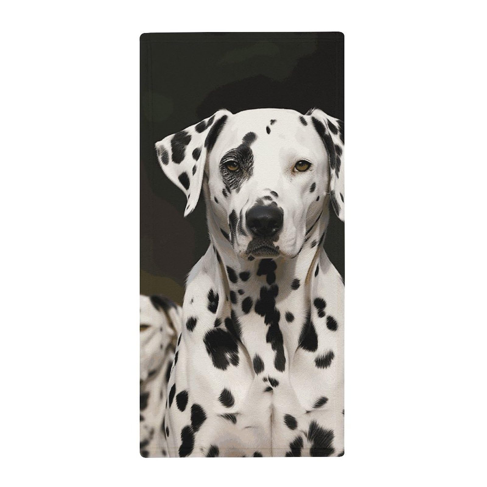 Serviette de bain pour chien dalmatien douce et absorbante contre l'humidité