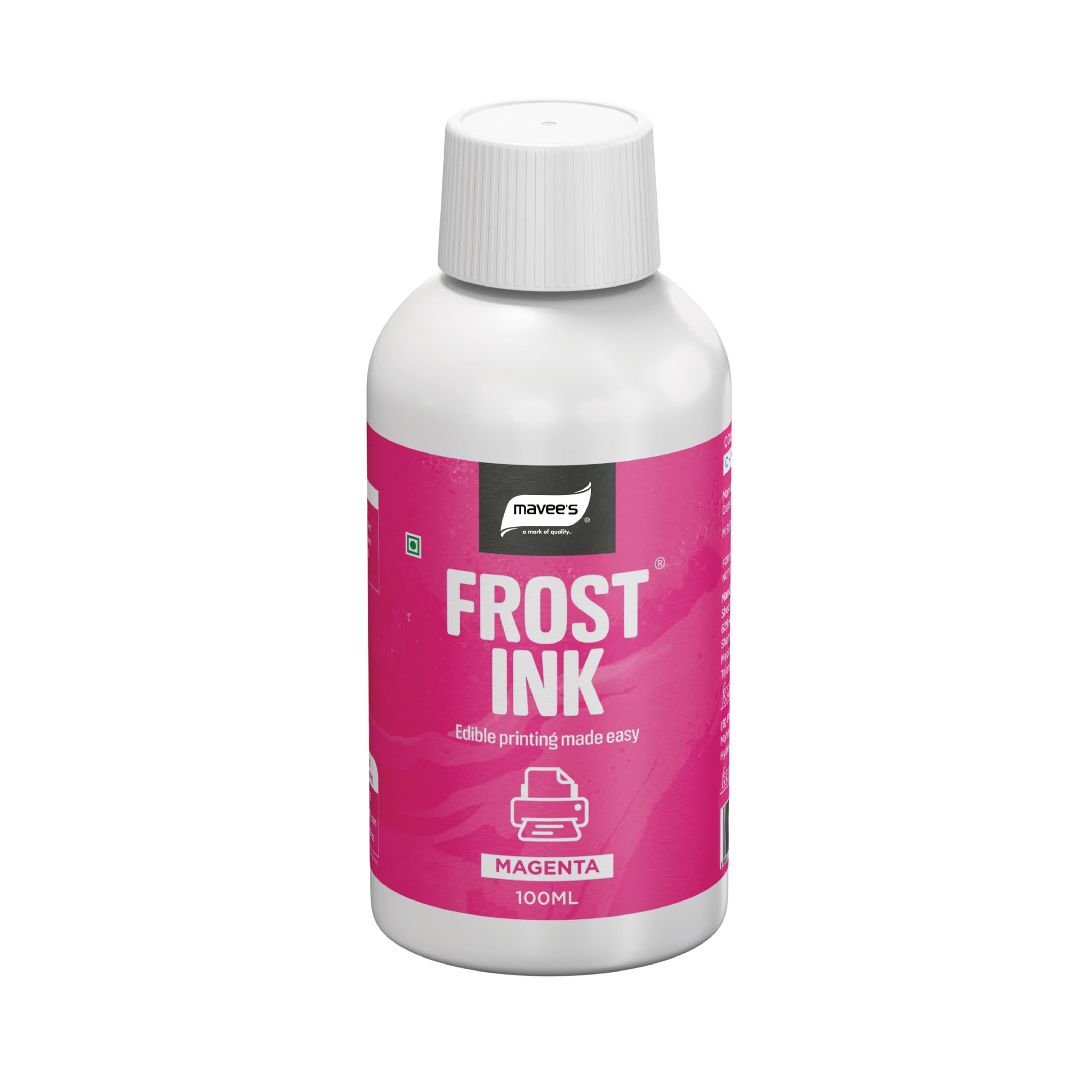 Frost Ink - Magenta | Premium Edible Solutions | Perfect for Photo Cake Decor | 100ml