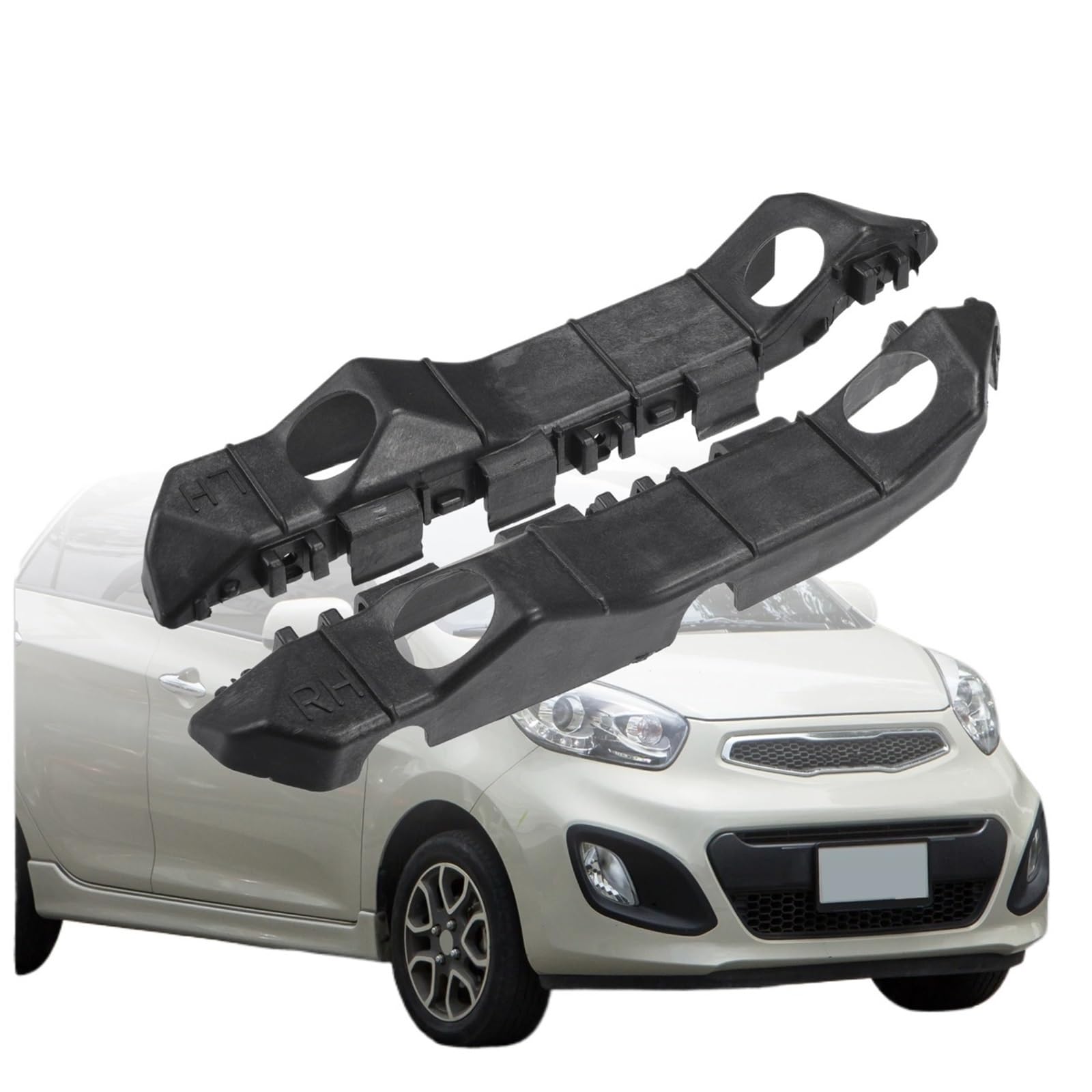 Staffa Paraurti Anteriore Sinistra E Destra Per Kia Picanto 2012 865131Y000 865141Y000 Paraurti Staffa Di Supporto Lato Sinistro Destro Anteriore Fermo