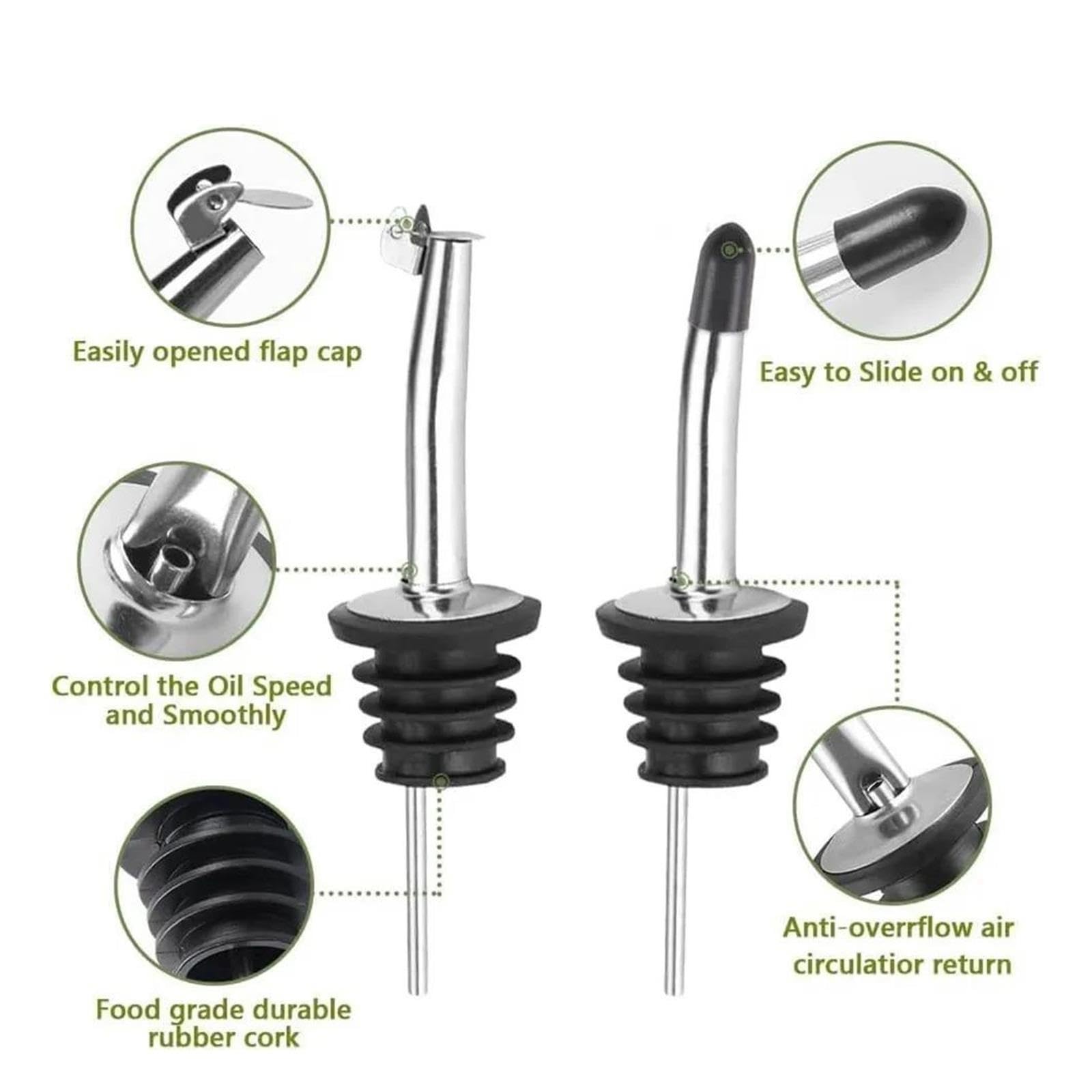 Set Dispenser For Olio E Aceto