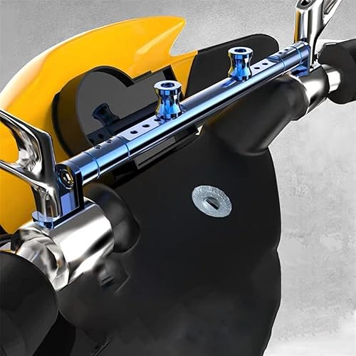 Miniatura 2 de GUODIBAIHUO Manillar de motocicleta palanca de equilibrio barra transversal GPS teléfono navegación titular para Kawasaki H2 H2R 2015 2016 (color