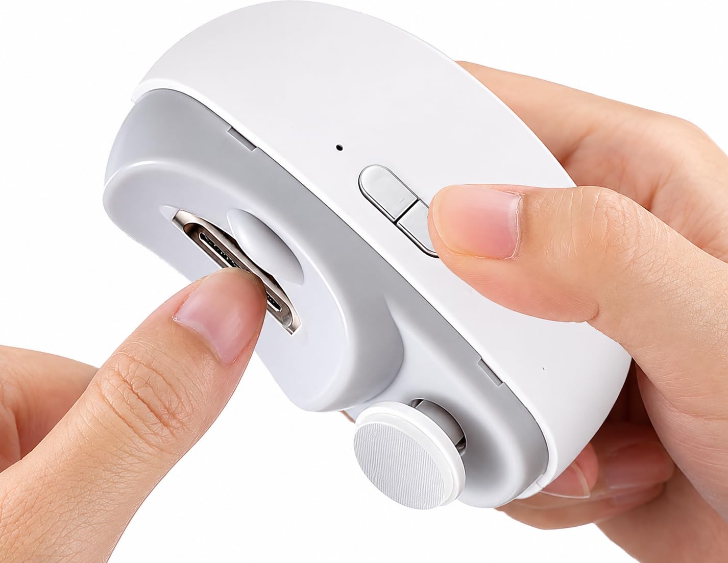 Electric Nail Clipper with Grinding Function, Two Speed Settings, Built-In Light, Nail Chip Storage, Child Safety Lock Design-picture-38