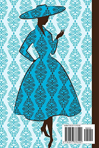 Notes: Writing Notebook Journal for Women with Vintage Fashion Themed Designs|6x9|100 Blank Lined Wide Ruled Pages|Premium Glossy Cover image 4