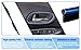 JoyQxialtj Car Interior Moulding Trim Strips, 16.4ft Blue Chrome PVC + Stainless Steel Universal Fit Dashboard Decorative DIY Flexible Strip Garnish