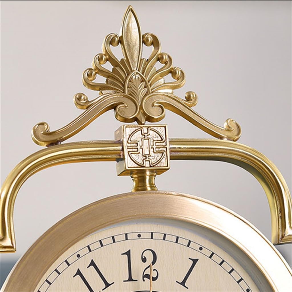 Clock Craft Decoration Desktop Copper Clock Sitting Room Bedroom Bedside Table Ornaments