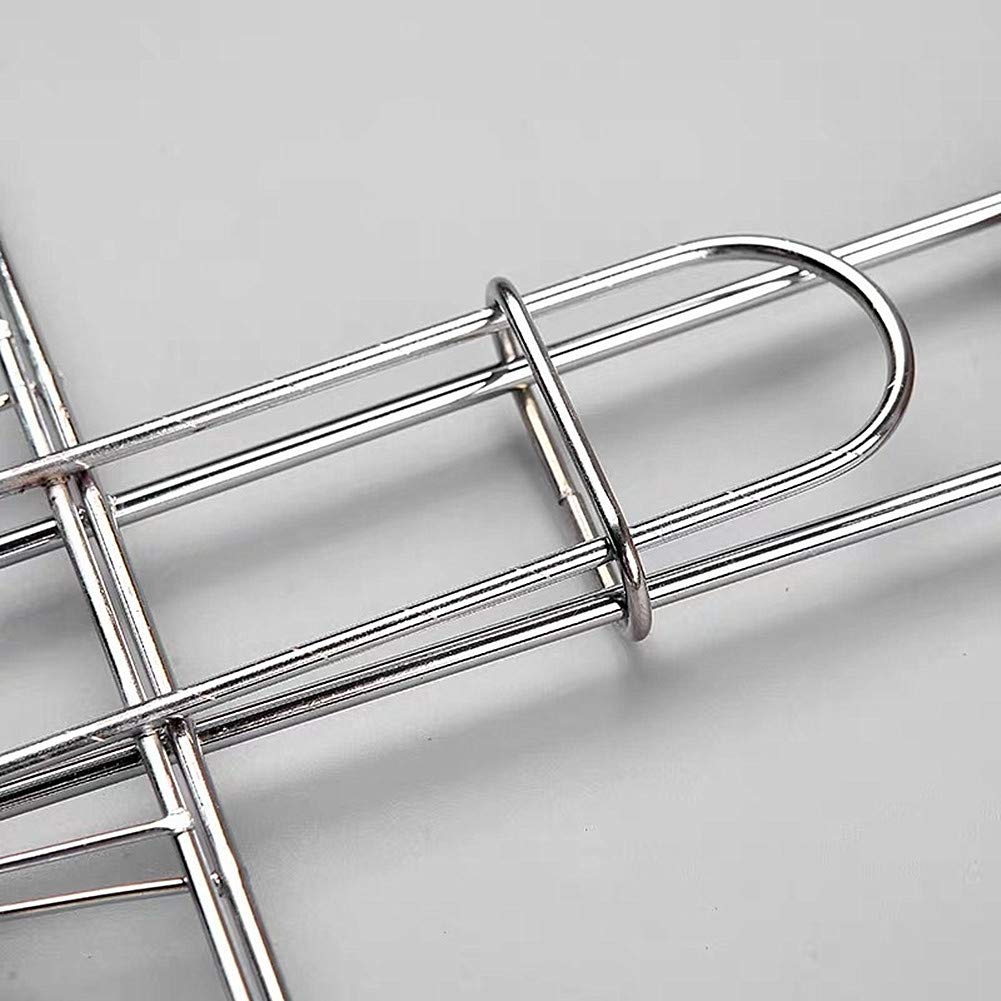 Griglia Per Barbecue In Acciaio Inox Pieghevole - Per Pesce, Carne E Verdure - Foto 6