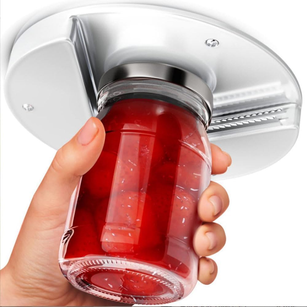 Under Cabinet Jar Openers for Weak Hands, Easy Grip, Jar Opener for Seniors Essential Kitchen Gadgets for Home Assistance