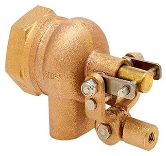 Robert Manufacturing R605T High Turbo Series Bob Red Brass Float Valve, 1-1/2