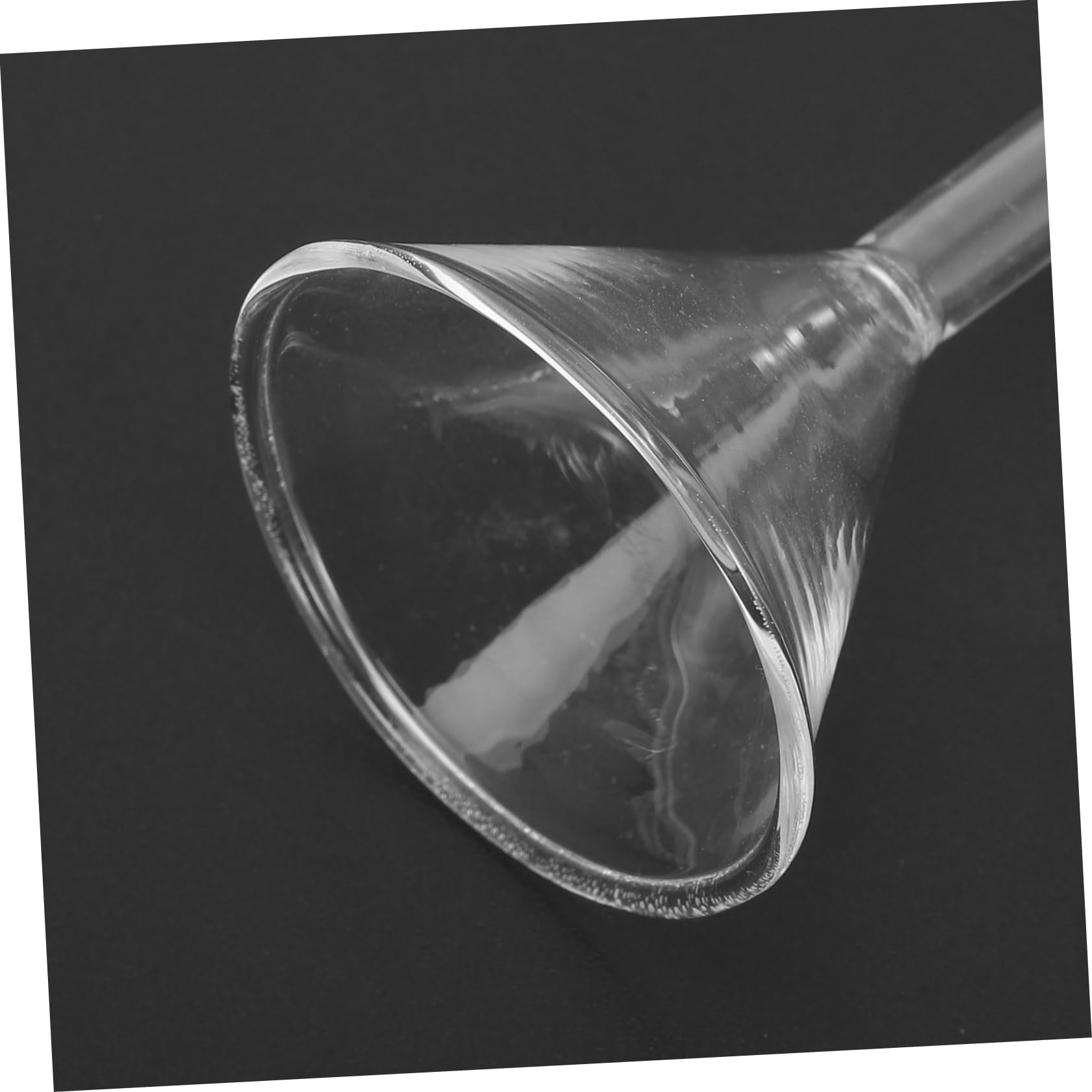 SOLUSTRE 12piezas Embudo De Vidrio Transparente Embudos De Laboratorio Boca Ancha Para Transferir Líquidos y Excelente Visibilidad y Diseño Robusto