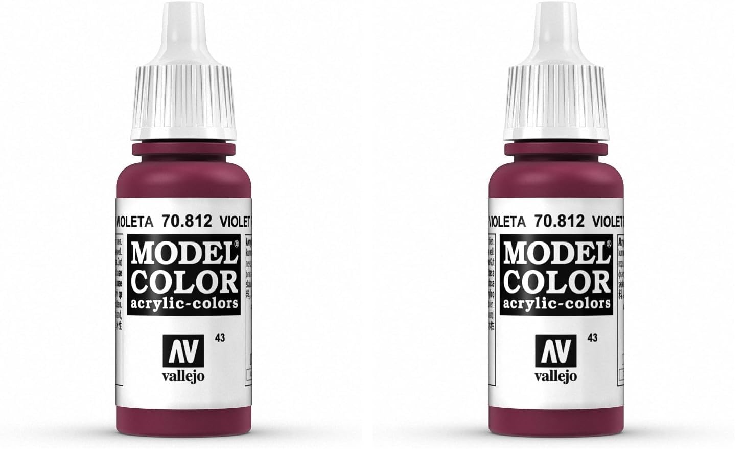 Vallejo Model Color 17 ml Acrylic Paint - Cold White — view 171