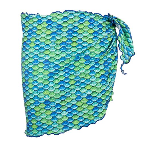 Fin Fun Mermaid Girls Swimsuit Cover Up - Aussie Green