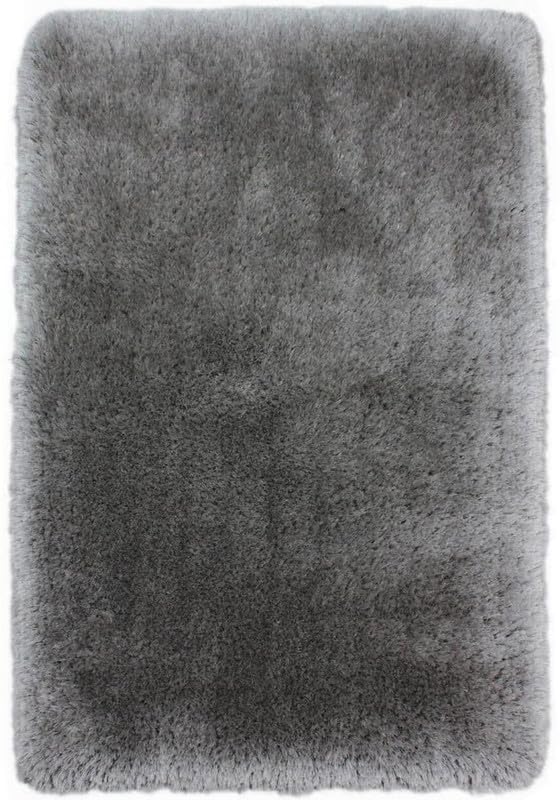 Image of Carpets for Living Room 7x10 Feet, Grey Color, Microfiber, Rug Fur