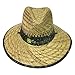 John Deere Brand Camo Straw Hat With Neck Strap