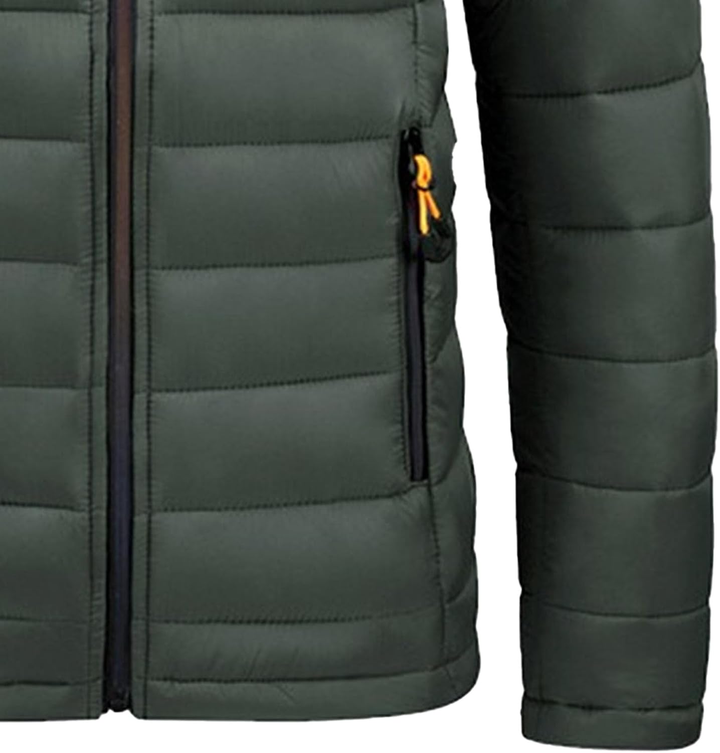 Maiyifu-GJ Men's Hooded Winter Puffer Jacket Warm Lightweight Down Coat Thicken Windproof Quilted Padded Coats Outerwear